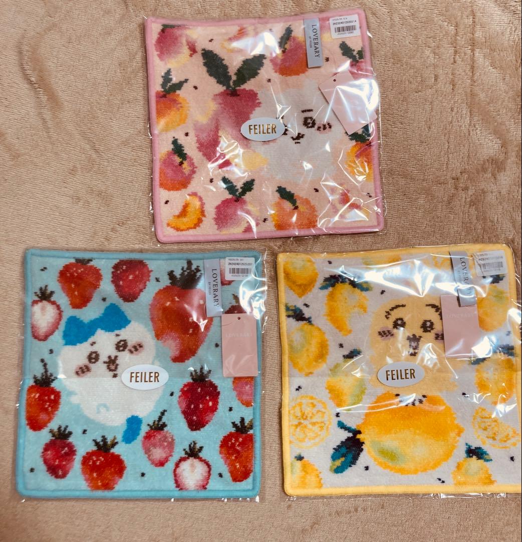 新品未使用品】フェイラー FEILER ちいかわ ハンカチ 3枚セット - メルカリ