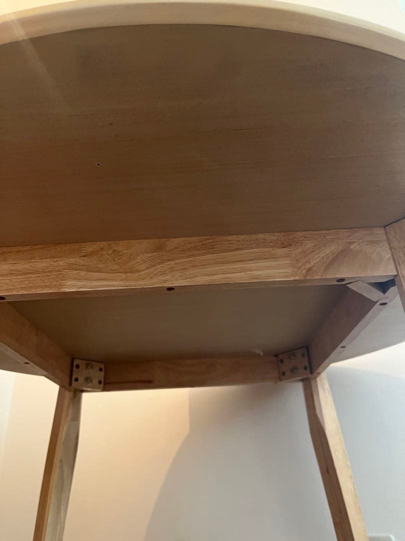 木製丸テーブル 105cm