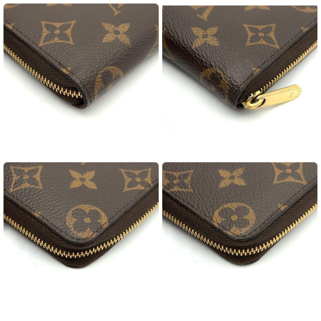 【最高級美品】ルイヴィトン モノグラム ジッピーパース ケース 茶色