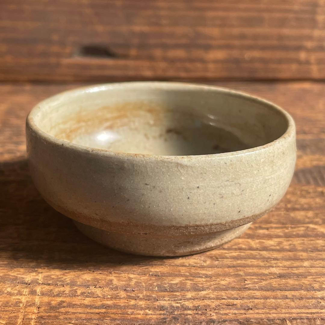 江戸時代 古瀬戸 灰釉盃 骨董 古美術 酒器 酒盃 貧数寄 古陶磁 - メルカリ