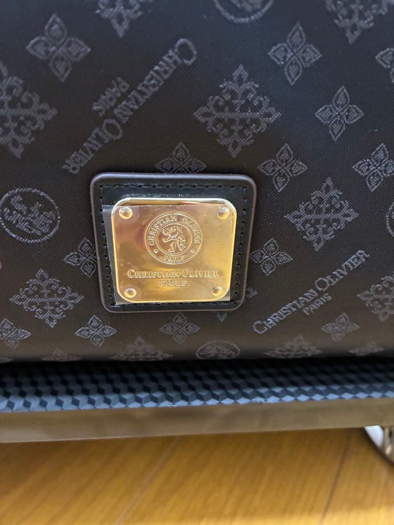 クリスチャンオリビエ はっ水ジャガード キャリーカート ブラック