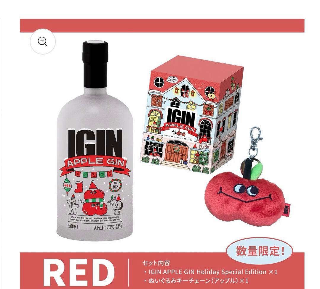 BTS Jin IGIN HOLIDAY SPECIAL BOX RED赤 新品