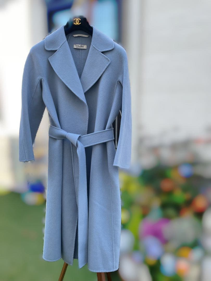 最終価格マックスマーラS Max Maraクチートアマーノコート34ライド