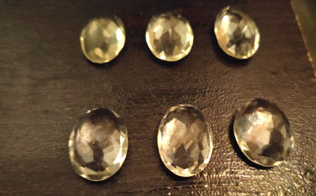 レモンクォーツ ルース C 天然レモンクォーツ 10mm 【スター