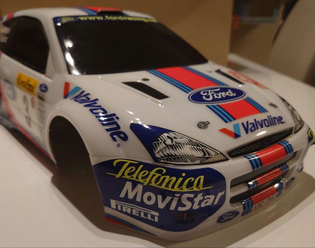 【廃盤品】タミヤ　1/10RC フォード フォーカスWRC 02 スペアボディー