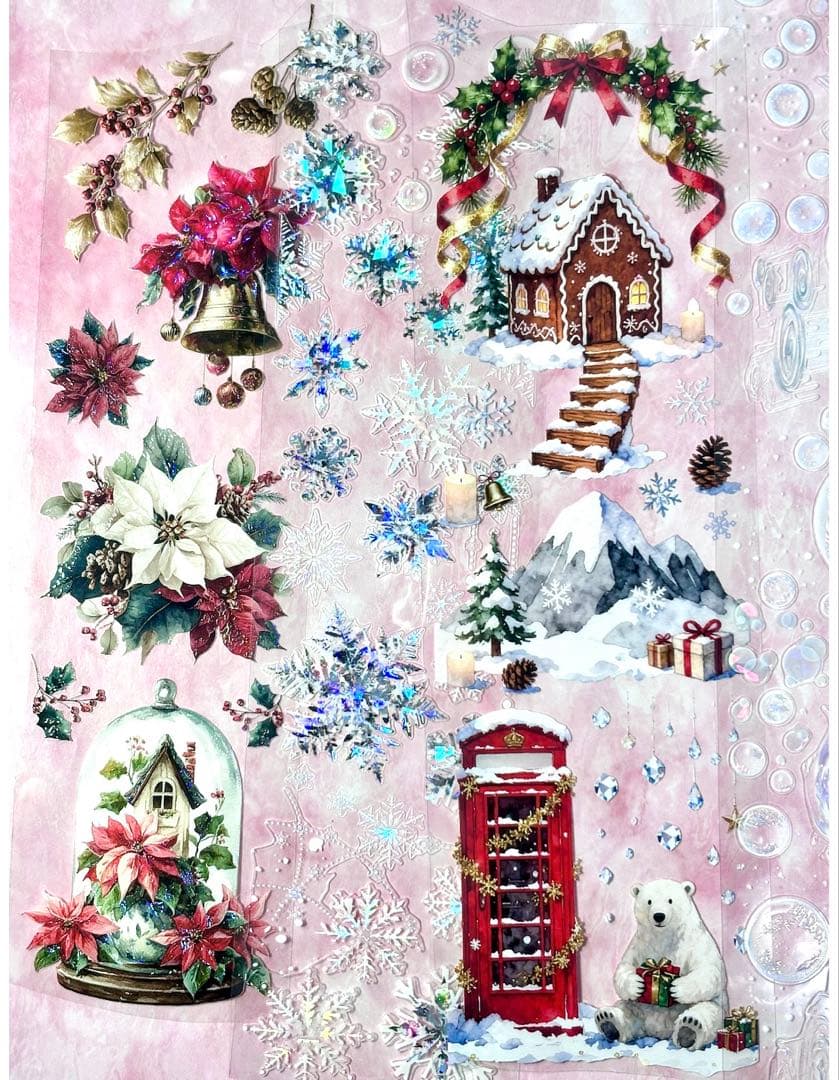 70枚セット 大量❗️海外PETマステ切り売りセット お花 フラワー70-キ-LL