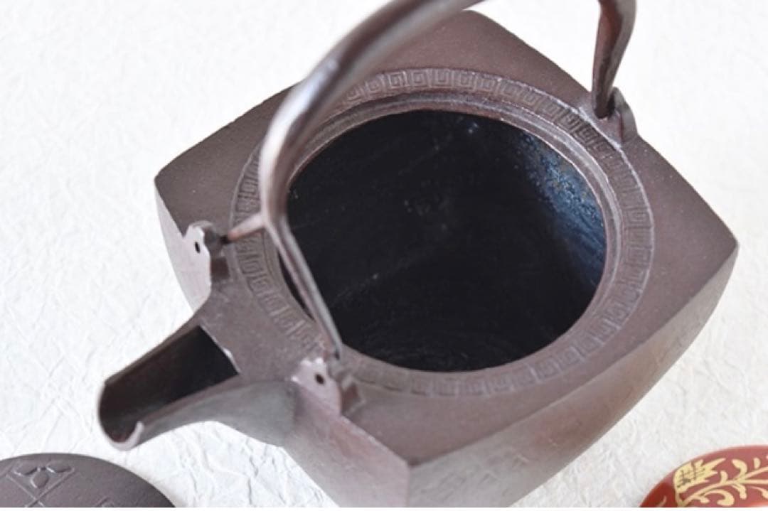 人間国宝 佐藤浄清作 菱地紋 四方銚子