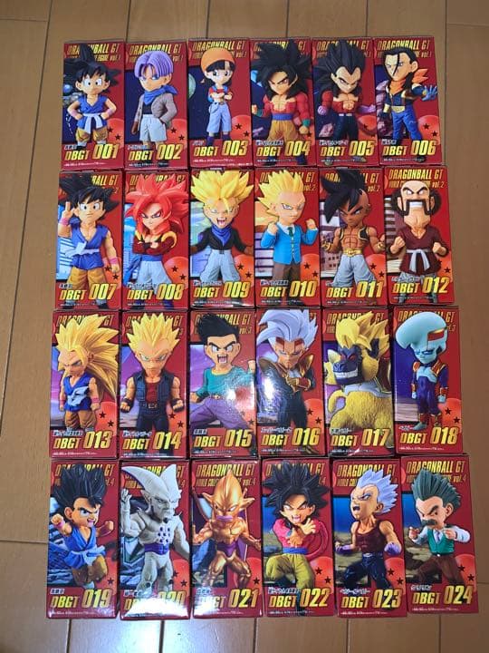 ドラゴンボールGT ワールドコレクタブルフィギュア vol.1、2、3、4