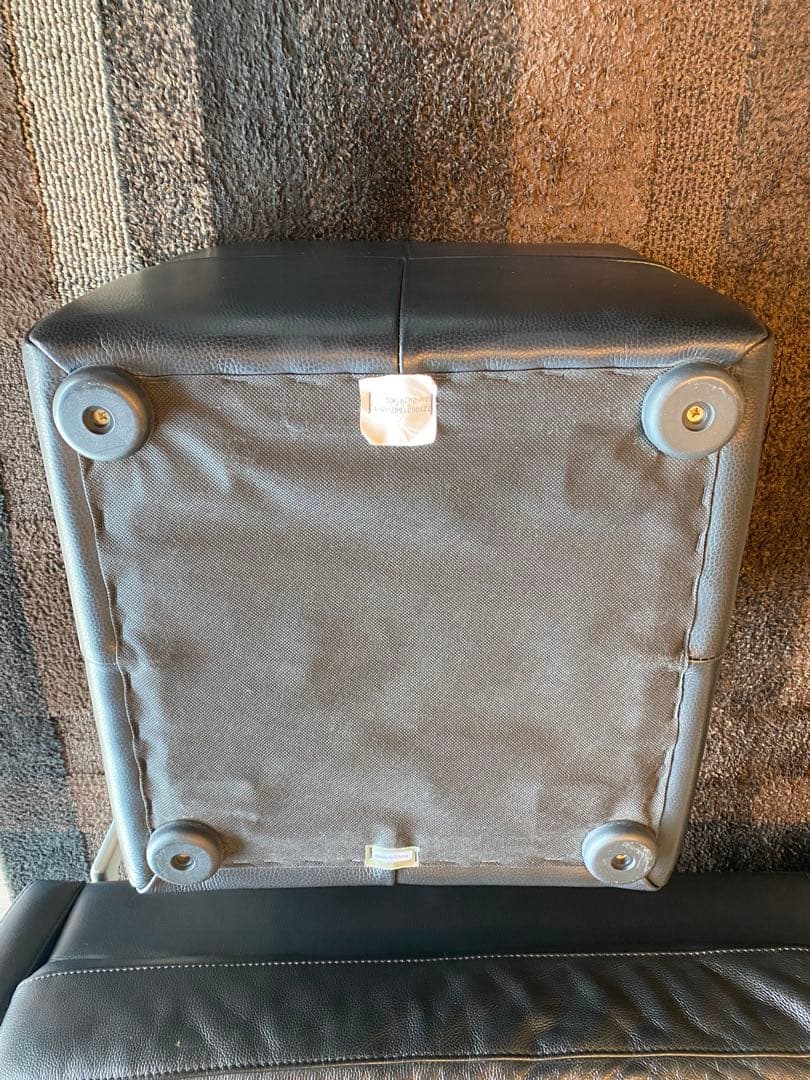 【ユキヒロ】大塚家具 L/S オットマン スツール 天然皮革 レザー