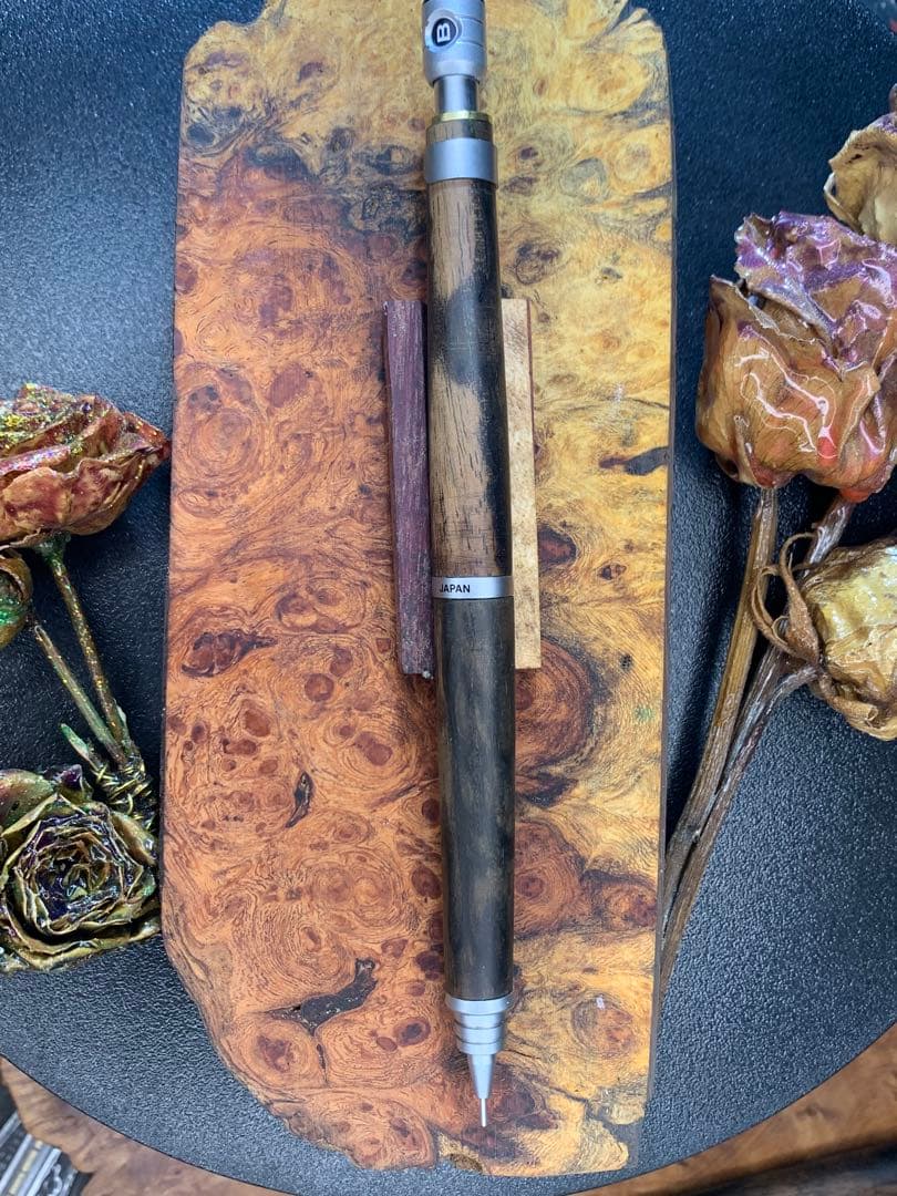 黒柿孔雀杢S20シャープペンシル0.5mm