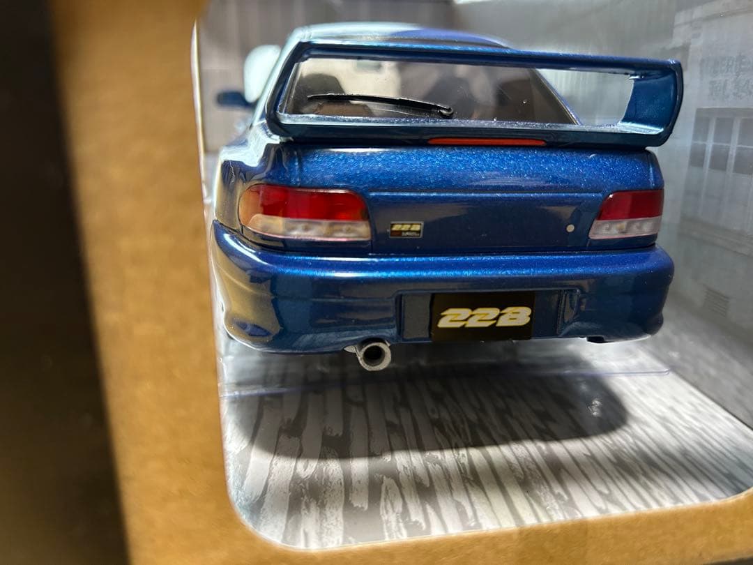 京商 SOLIDO 1/18 スバル インプレッサ 22B 美品
