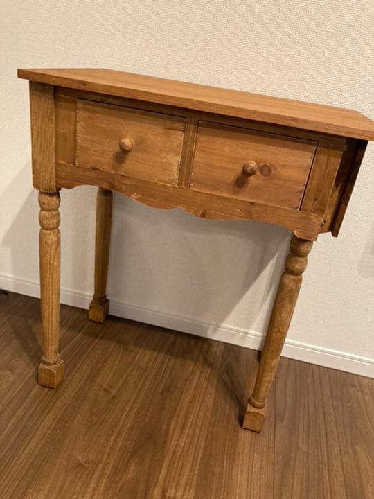 salut！サリュ コンソールテーブル ナチュラル アンティーク ヴィンテージ