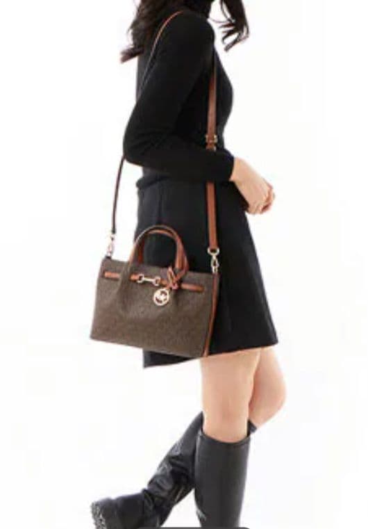 新品タグ付き マイケルコースCARSON センタージップ サッチェル スモール