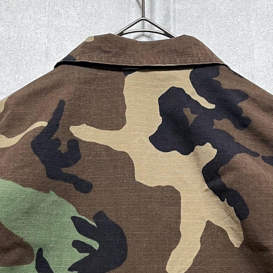 j116 US NAVY ウッドランドカモ コンバットジャケット ミリタリー US