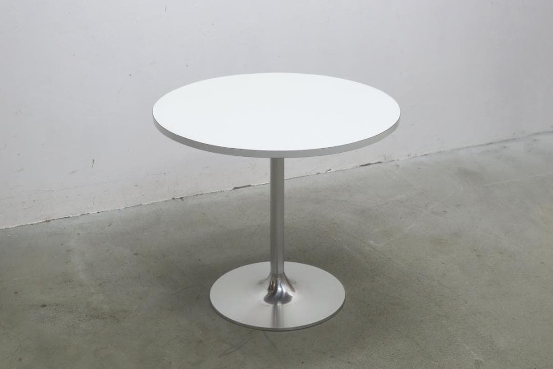 ヴィンテージ ラウンド カフェテーブル ダイニング サイドテーブル 円型 2