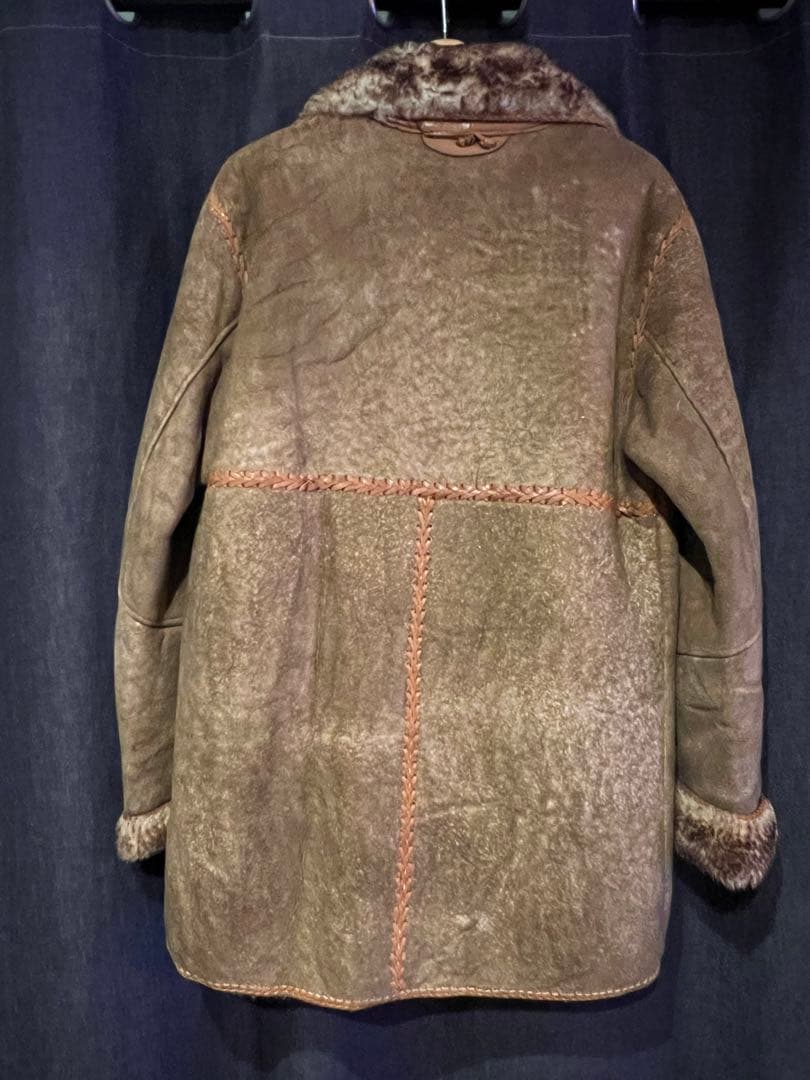 PITIC LEATHER ヴィンテージ　ムートンコート　メキシコ製