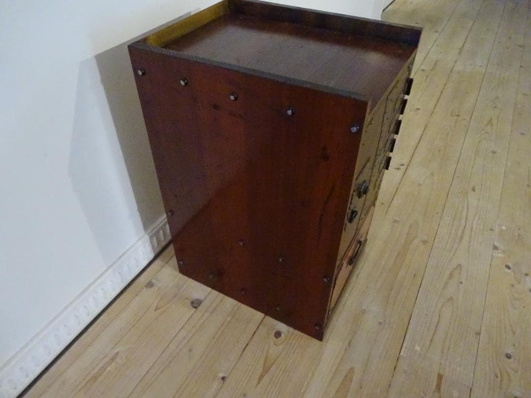 時代箪笥 船箪笥 帳場箪笥 重厚金具 小物収納 古民家家具