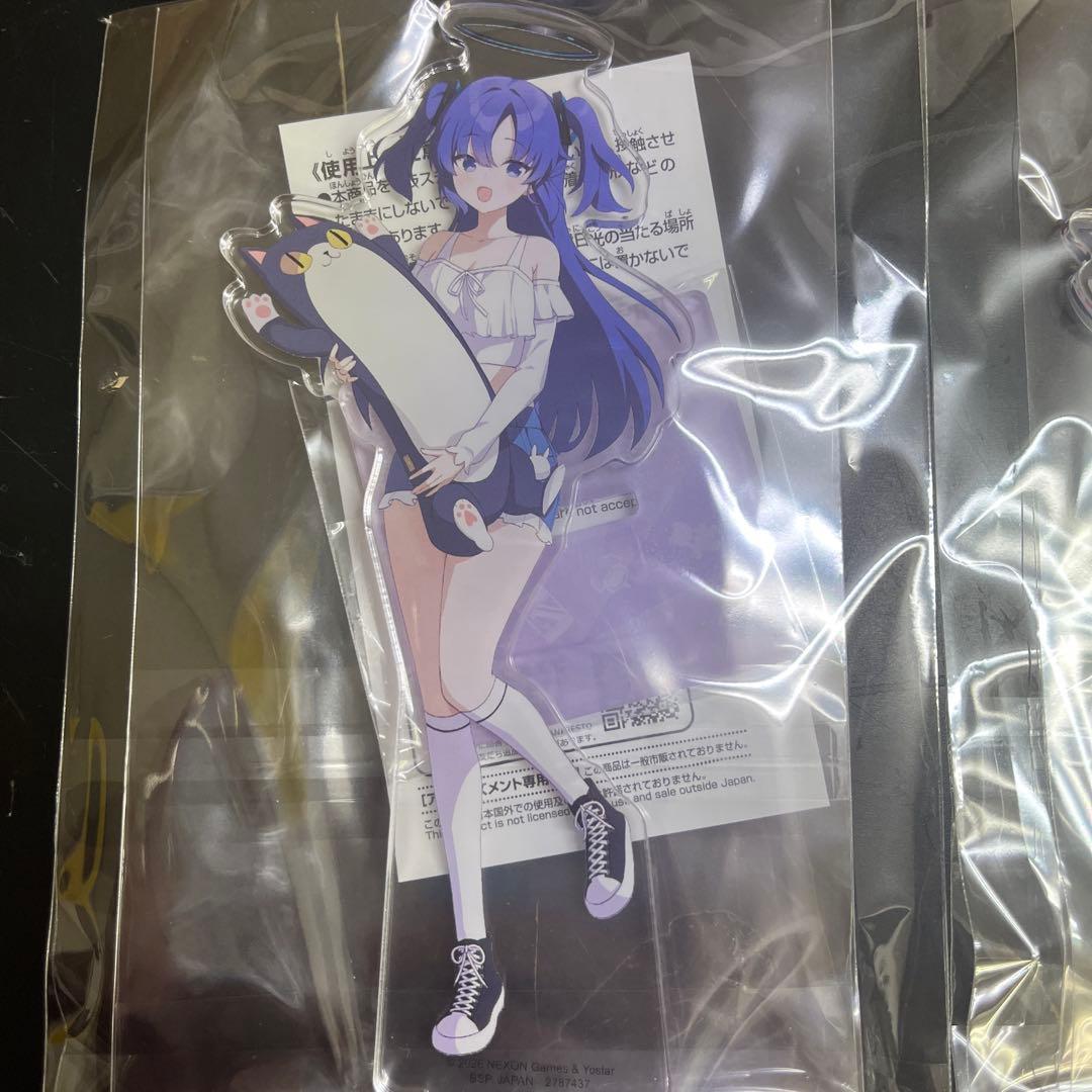 ブルアカ スタンド付きビッグアクリルプレート アクスタ セミナー 全4