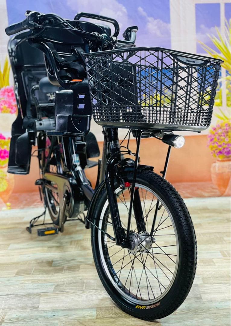 ギュットアニーズ⭐️17.6AH変更 パナソニック子供乗せ電動自転車Y3133