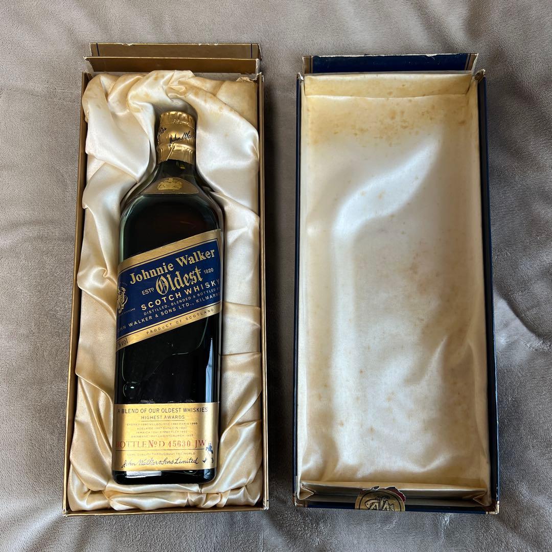 Johnnie Walker Blue Label スコッチウイスキー 角瓶付き