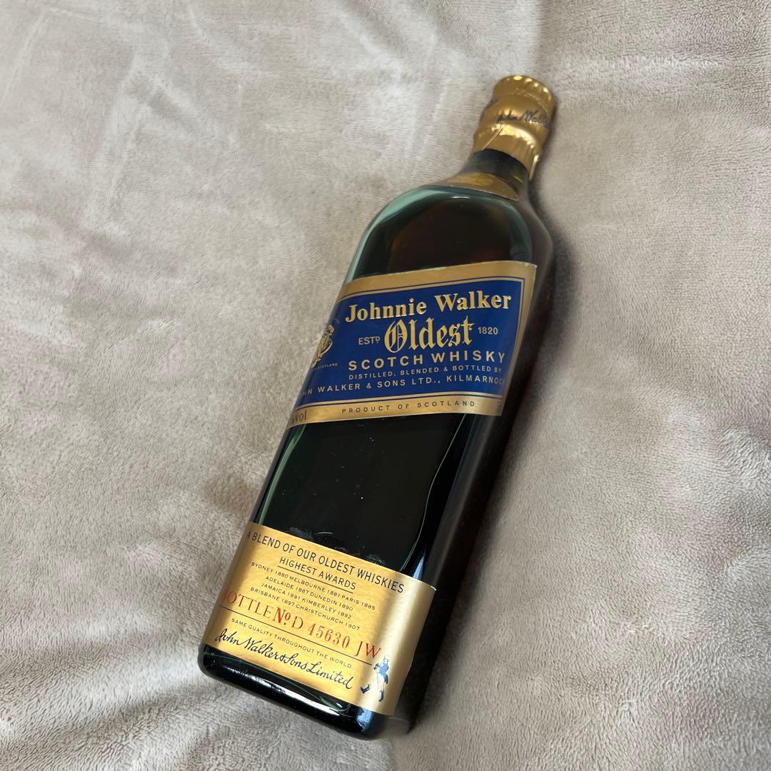 Johnnie Walker Blue Label スコッチウイスキー 角瓶付き