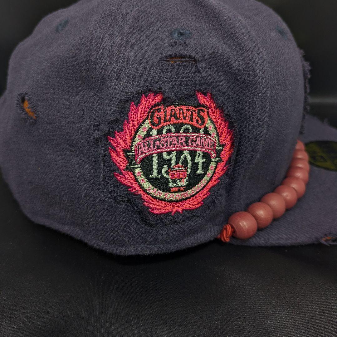 専用 海外別注 ニューエラ ジャイアンツ 豪鬼 カスタム 数珠 - メルカリ