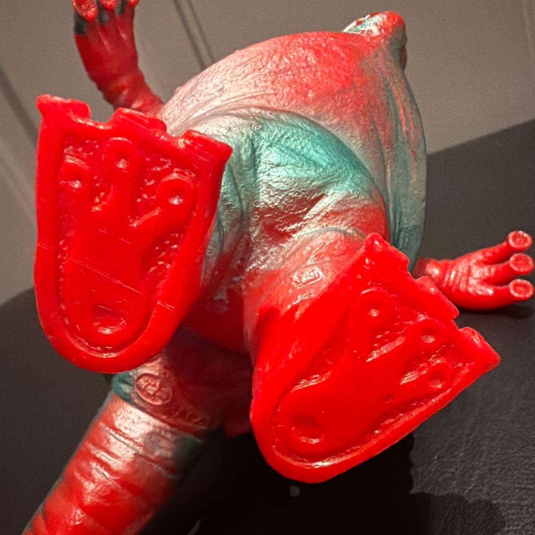 最終値下！ウルトラマン怪獣　ソフビ　キングザウルス製タッコング足形付き足型レア！