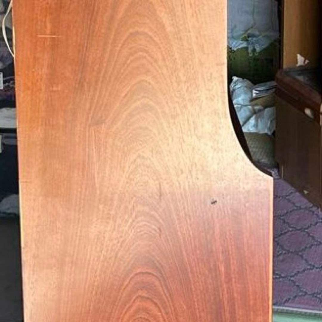 《希少品》木製キャビネット ダークブラウン ガラス扉付き