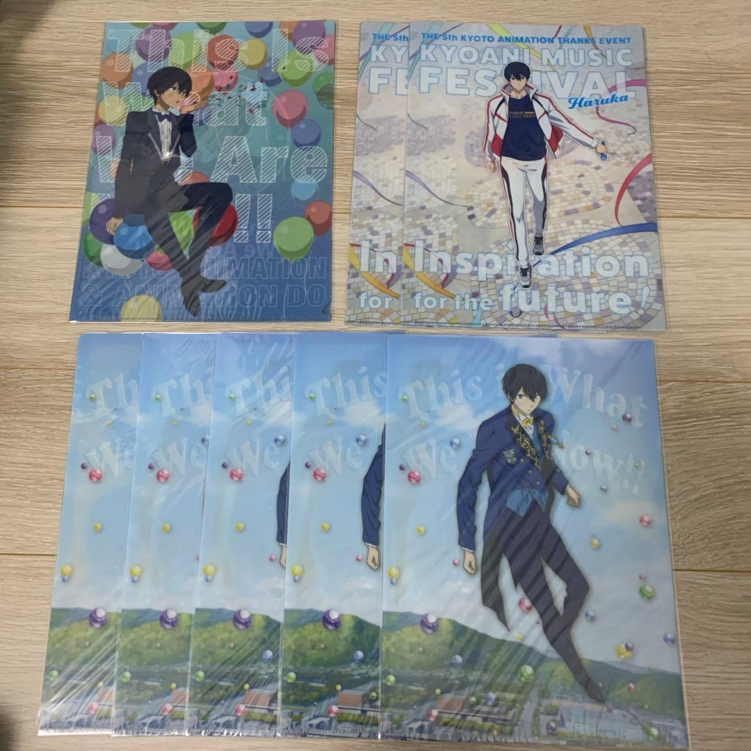 Free! ハイスピード 京アニ イベント クリアファイル 10枚セット ハイ☆スピード！ イベントグッズ Free! ハイスピード 京アニ イベント