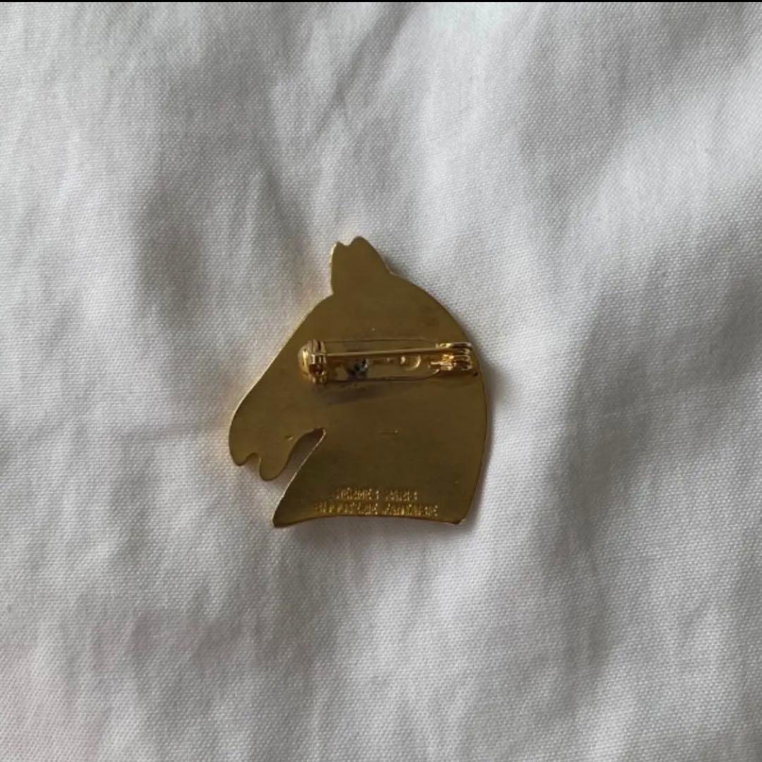 エルメス ホースヘッド ブローチ HERMES 馬 ホース ヴィンテージ レア