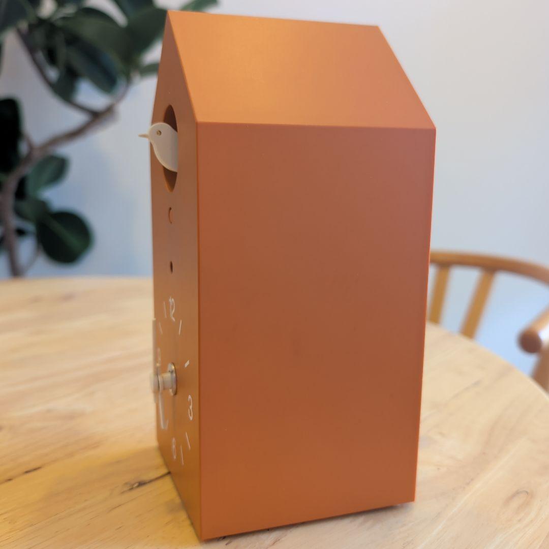 生産終了品】無印良品の鳩時計 テラコッタ色 限定品