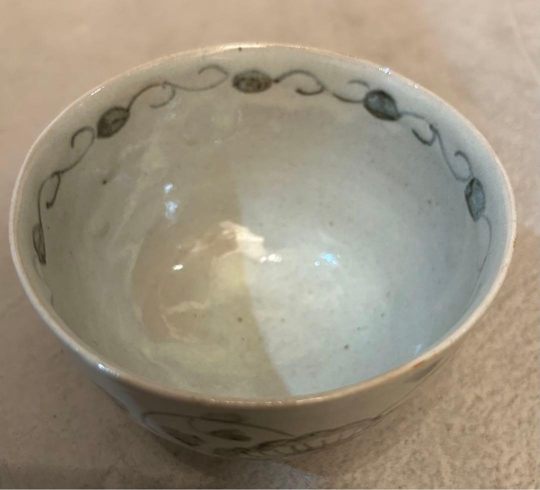 美品 未使用 村田森さん 安南手牡丹唐草茶碗 - メルカリ