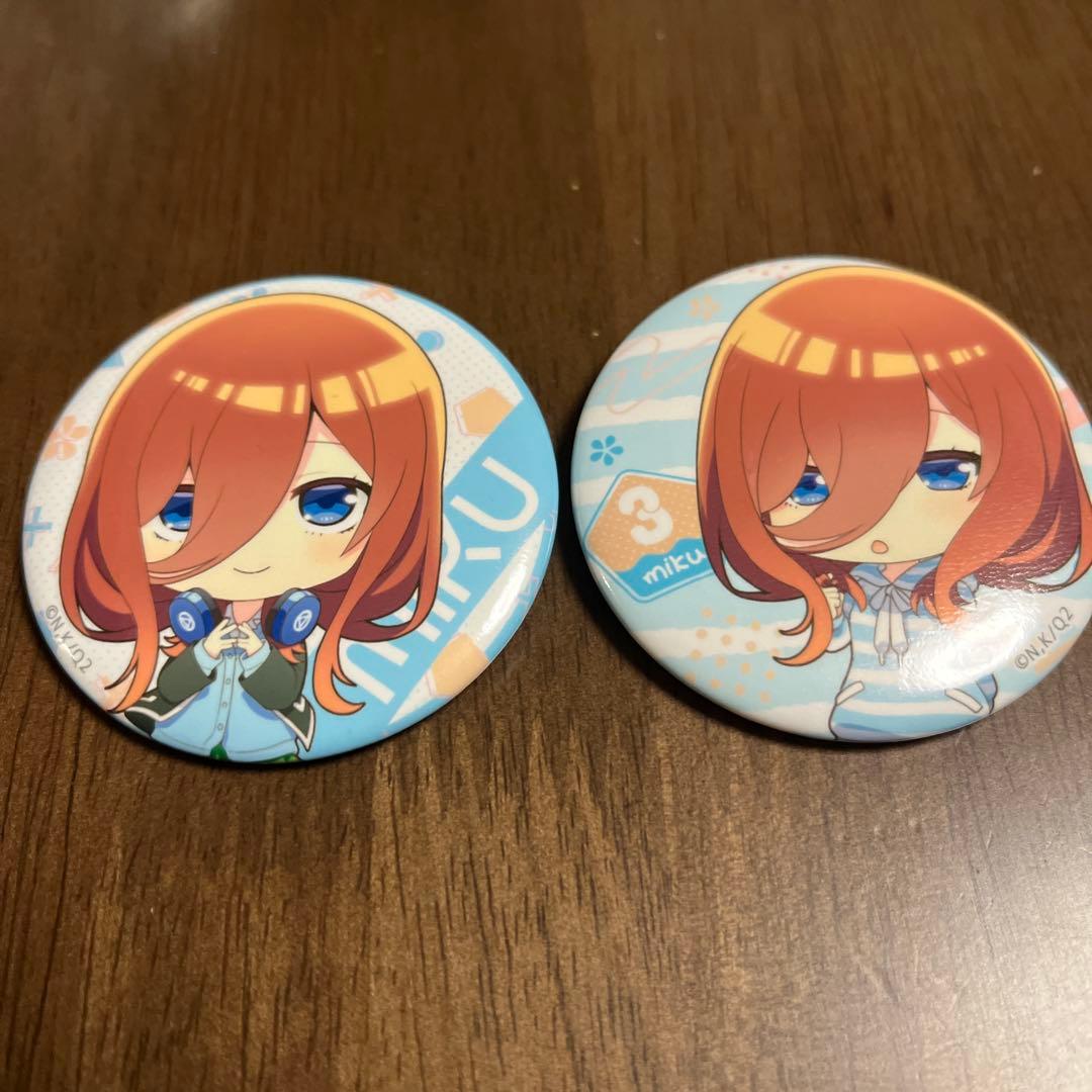 五等分の花嫁 ロフトくじ 缶バッジ 中野三玖 - メルカリ