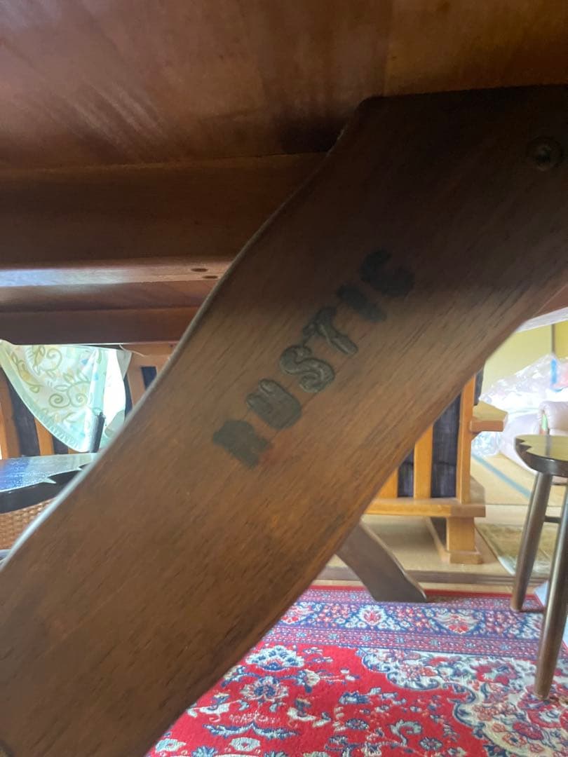 カリモク　ルスティック　ダイニングテーブル チェア5脚セット