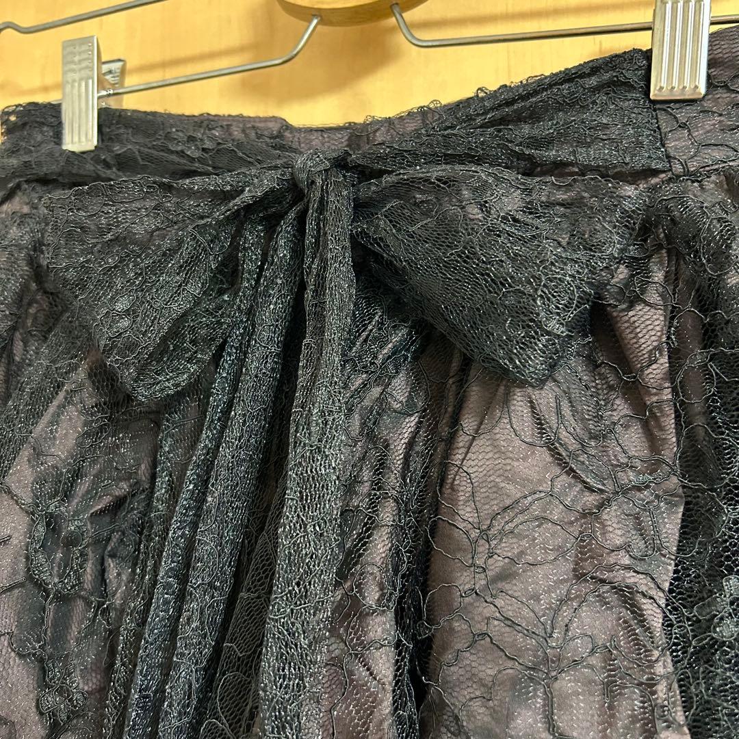 abilletage アビエタージュ　フィッシュテールぺプラムスカート　ボルドー