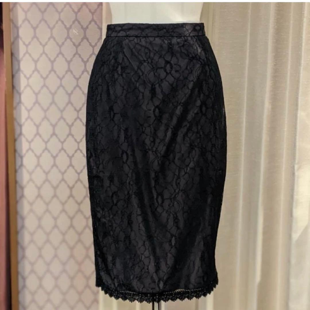 abilletage アビエタージュ　フィッシュテールぺプラムスカート　ボルドー