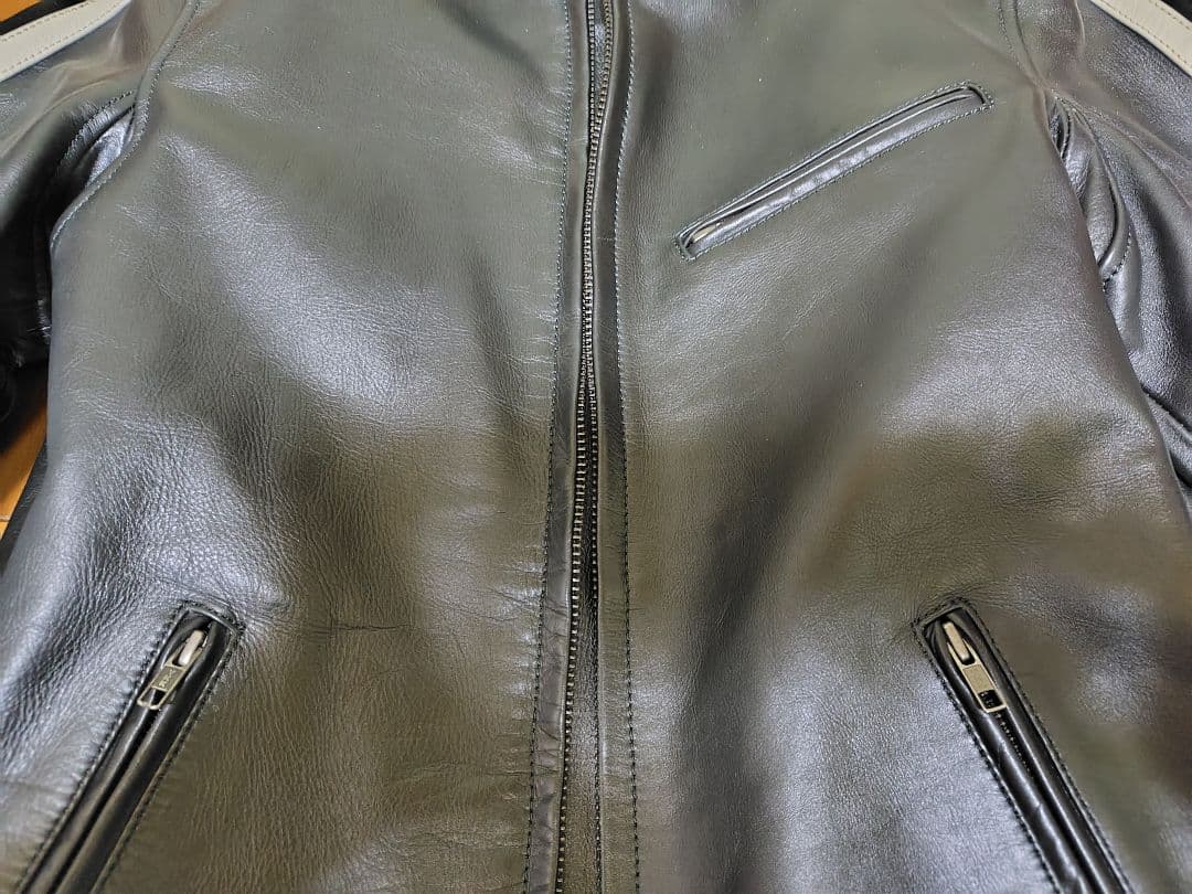 T*N様 【最終出品！】2ライン シングルライダース Msize 脱着インナーラ