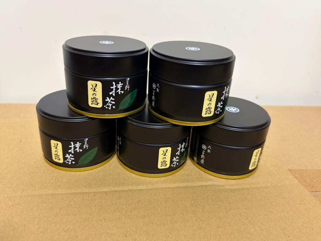 抹茶 星野製茶園 星の露20g 5缶セット