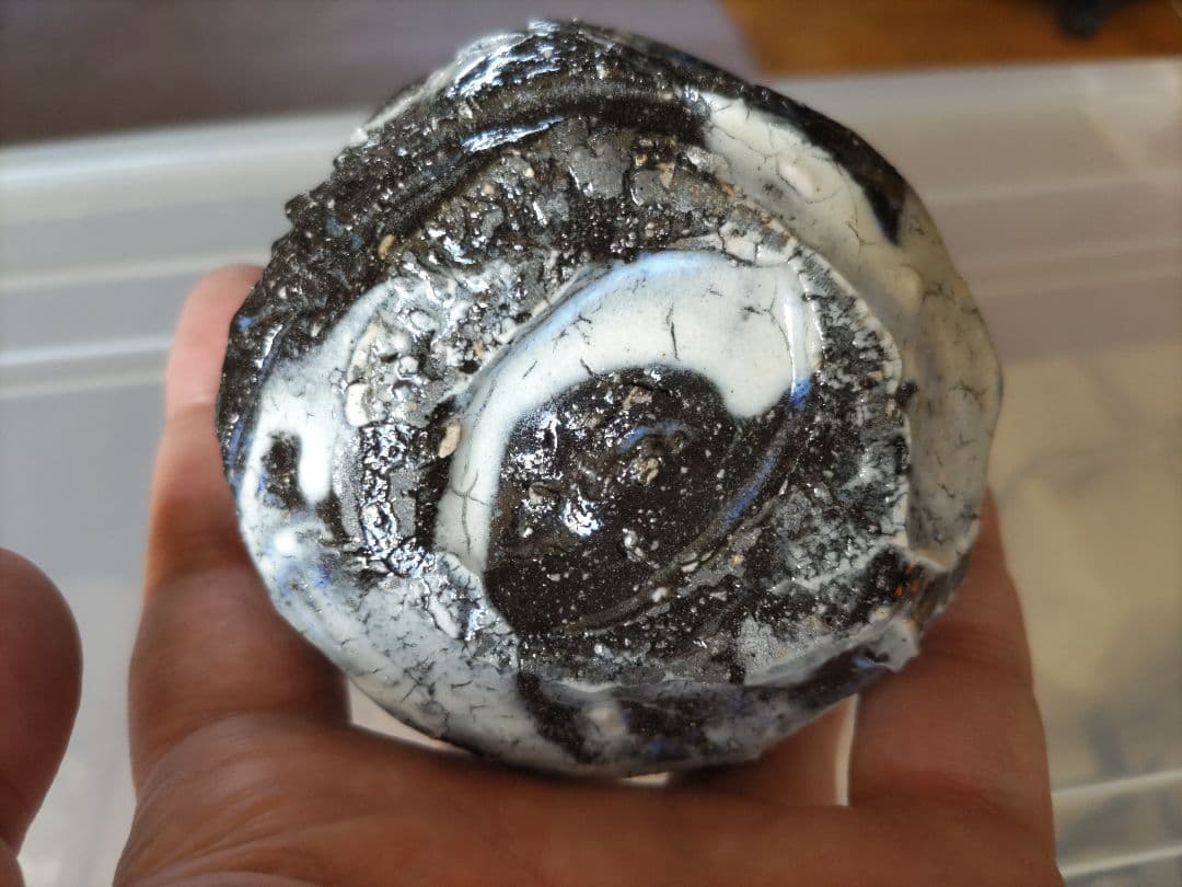 塚本治彦 粉ひき とっくり 共箱 布 粉引 徳利