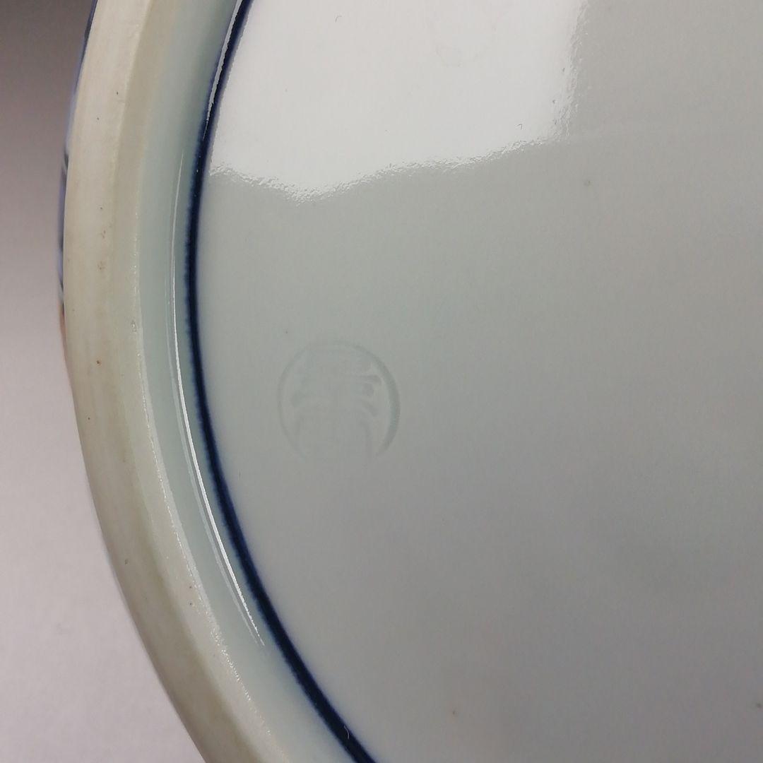 手塚祥堂 水指 染付 桶側 平安 京焼 祥堂 茶道具 共