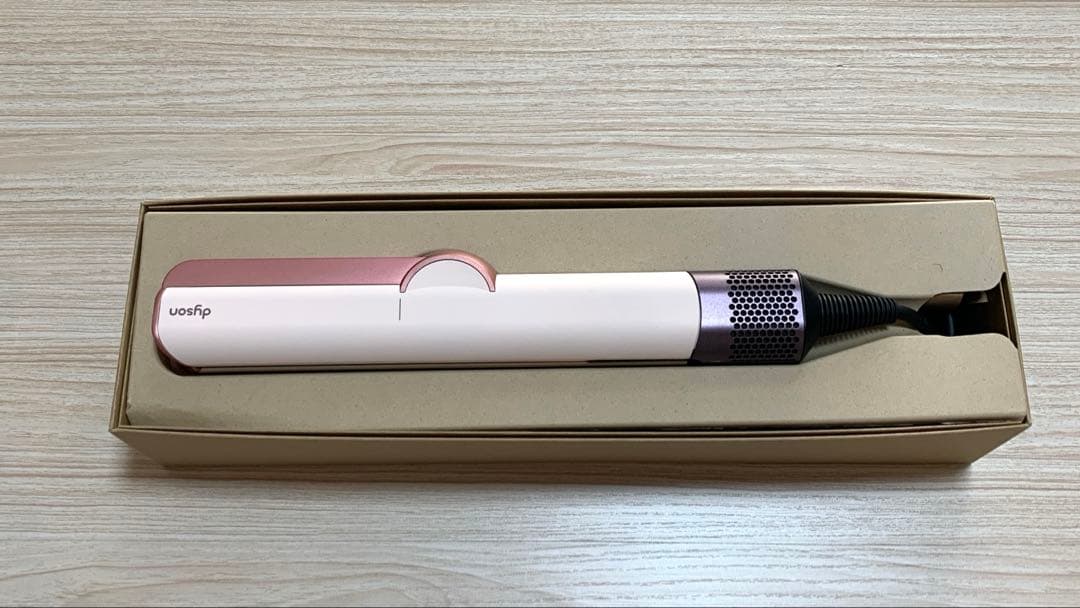 ダイソン エアーストレイトナー セラミックピンク 元箱あり （中古品）