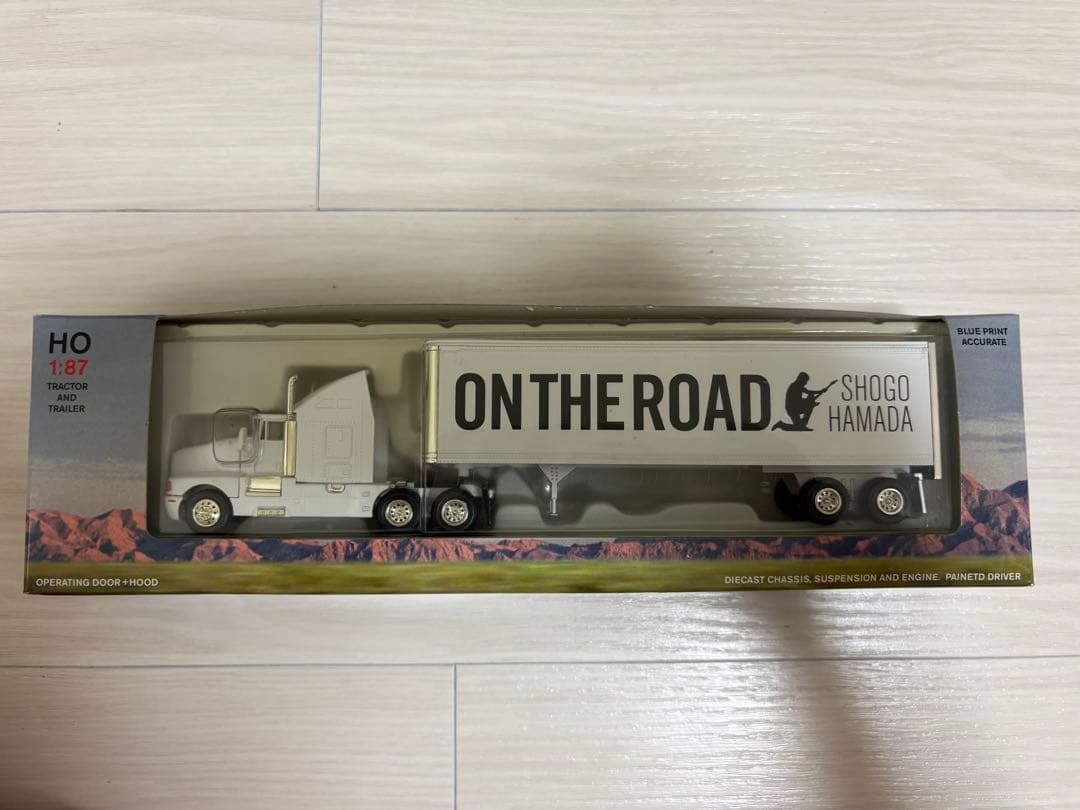 浜田省吾 ON THE ROAD ツアートラック1台、マウスパッド、ミニカー4台