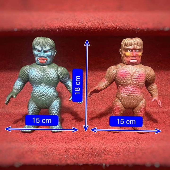 サンダ 対 ガイラ マルサン ソフビ フィギュア 2体セット 楽天市場