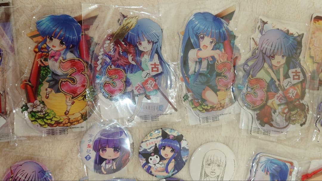 ひぐらしのなく頃に 古手梨花 まとめ売り アクスタ 缶バッジ