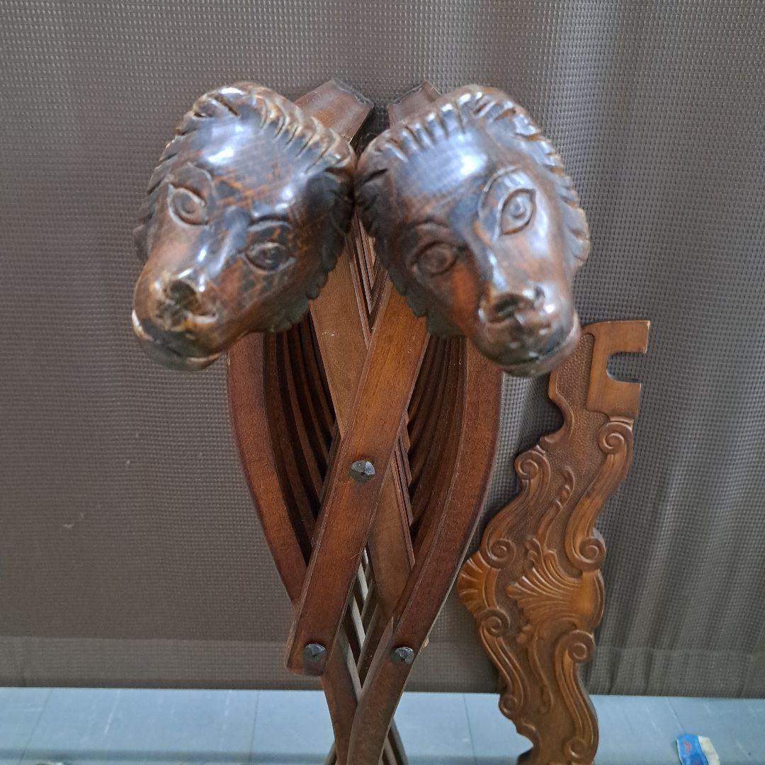 ♡イタリア製 サヴォナローラチェアー 木製折り椅子♡