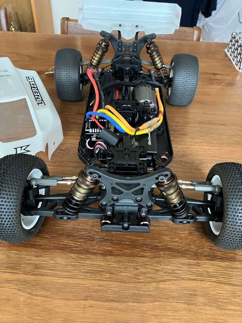 【現状品・オプション多数】京商 ラジコン レーシングバギーキット レーザーZX6