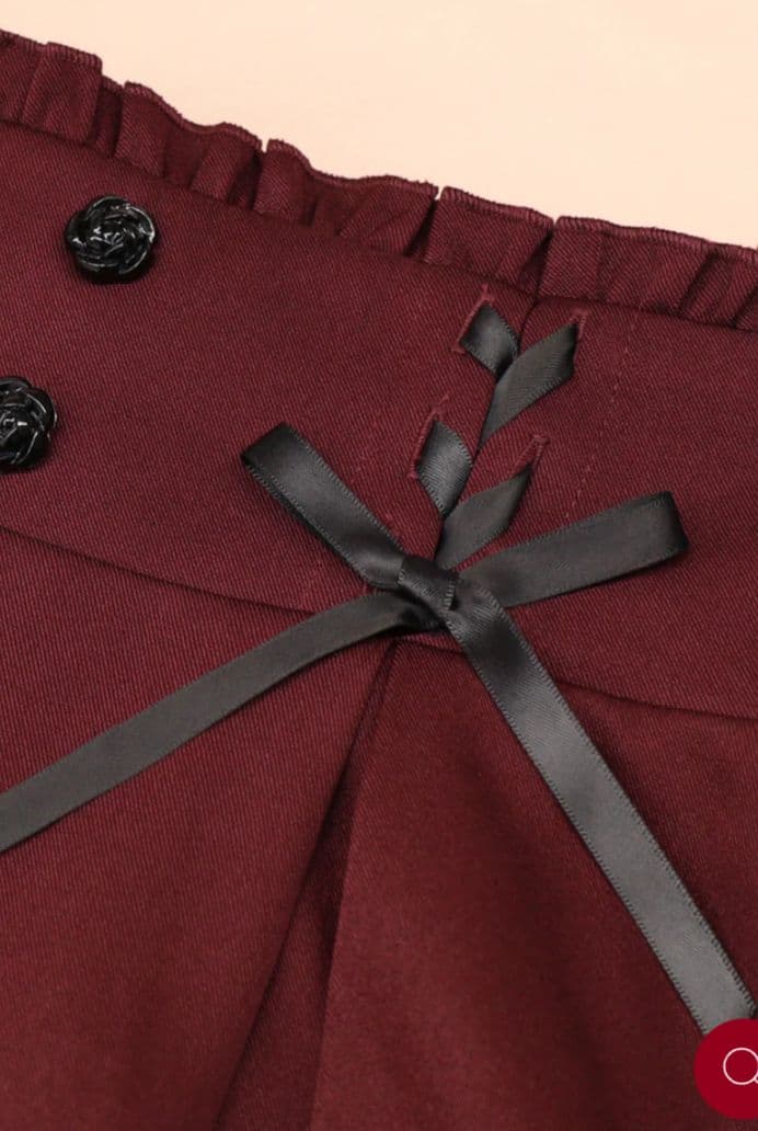 Amavel Rose Croix スカート ボルドー 新品 ノエミー