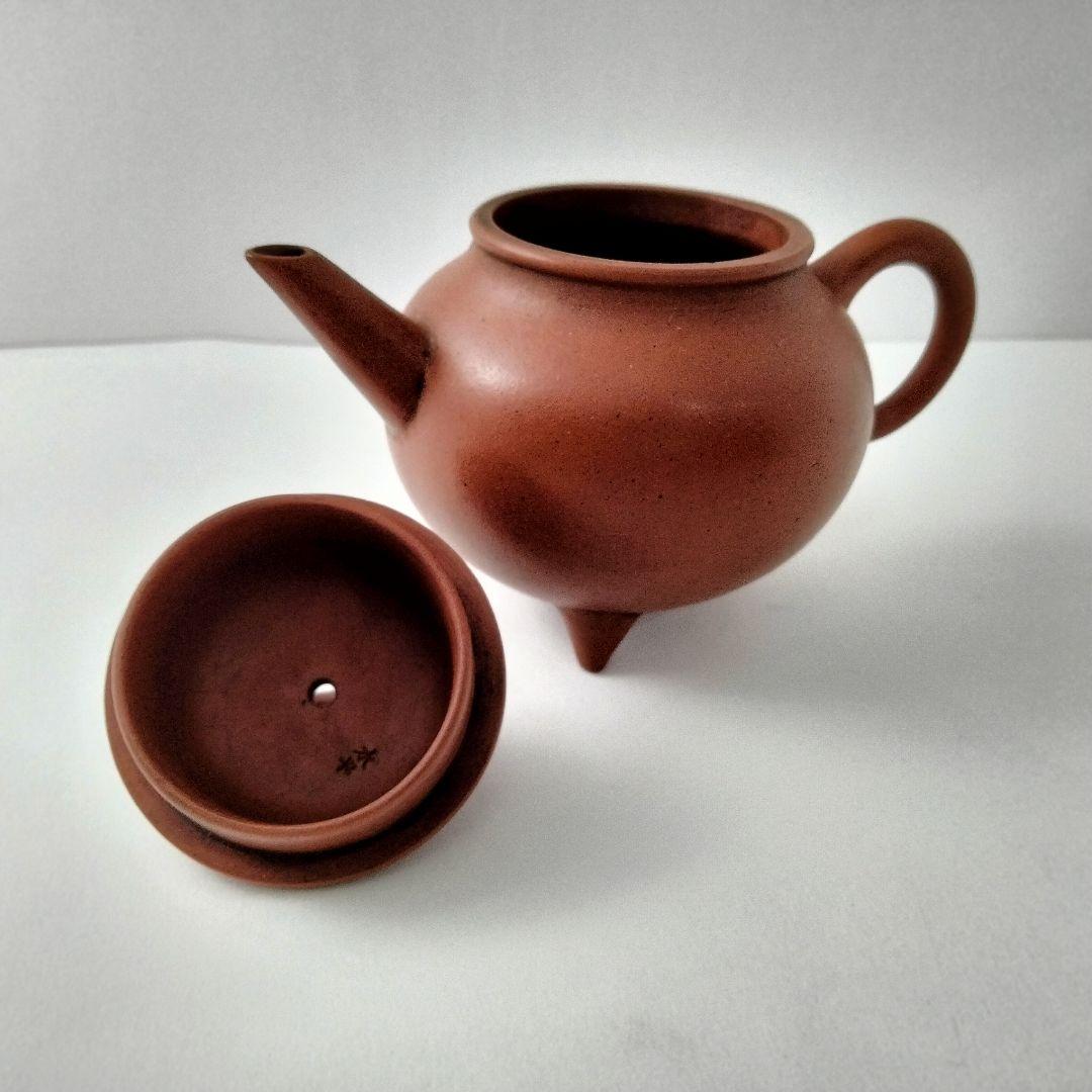 M156-4 朱泥 紫砂壷 一片幽香出 孟臣 水平 款 急須 古作 i - メルカリ