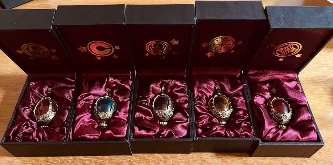 魔法少女まどか⭐︎マギカソウルジェム　真鍮ムービック製公式レプリカ　5個セット