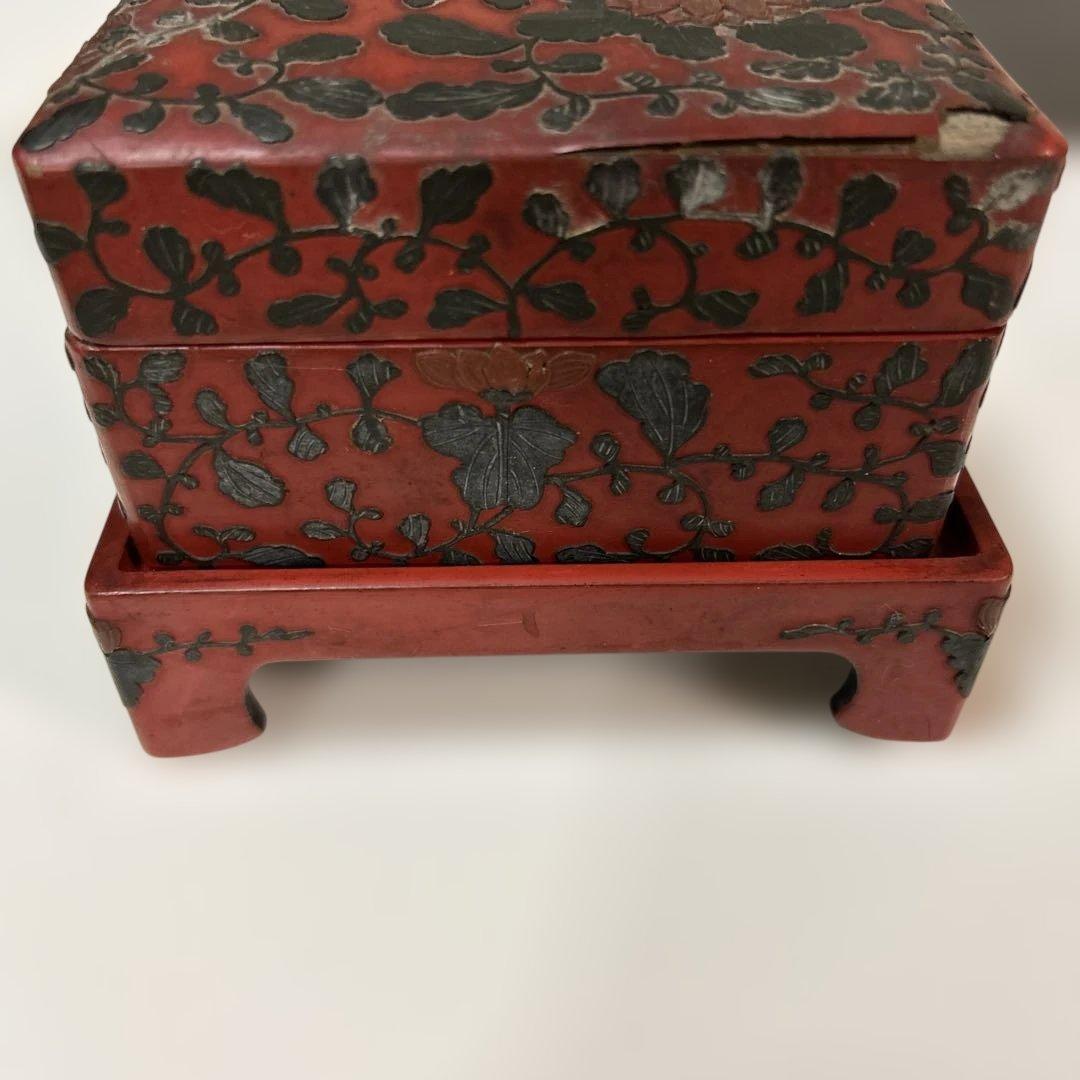 琉球國米次製　アンティーク箱　レア